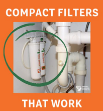 Load image into Gallery viewer, Water Filter system that fits under the sink. The Premium is a two stage snapseal unit compact and effective.