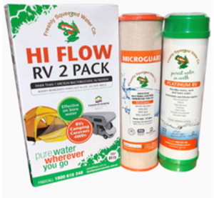 High Flow Traveller RV 2 Pack Replacement Cartridges