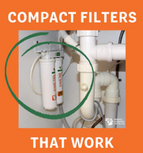 Load image into Gallery viewer, Water Filter system that fits under the sink. The Premium is a two stage snapseal unit compact and effective.

