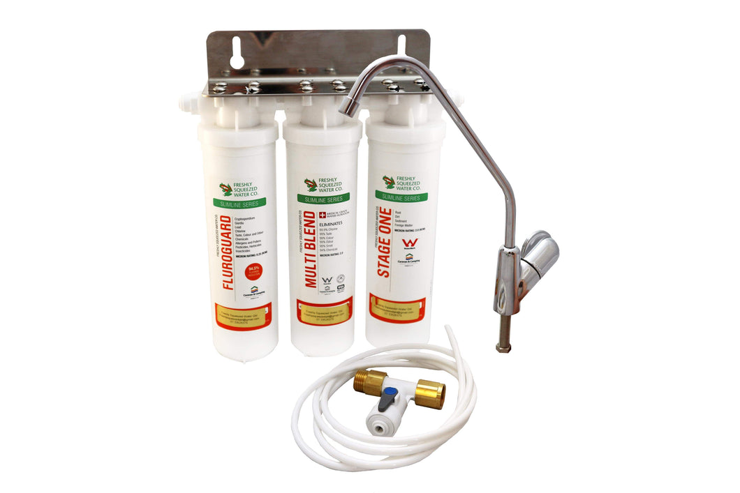Ultra Triple 3 Stage Under Sink Snapseal Filter System